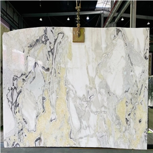 Dover White Marble Slabs For Kitchen And Bathroom Wall