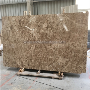 Light Crystal Emperador Marble Slabs Tiles