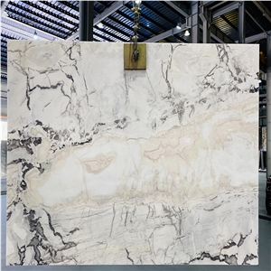 Oyster White Marble Slabs For Kitchen Bathroom Decoration