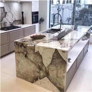 Pandora White Granite Slabs For Kitchen And Bathroom