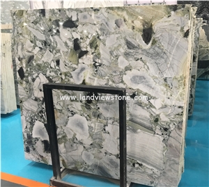 White Beauty Marble Jade Green Slabs For Wall And Flooring