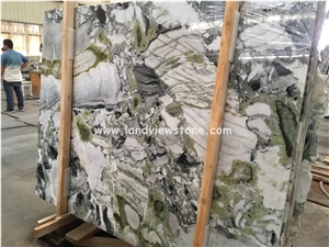 White Beauty Marble Jade Green Slabs For Wall And Flooring