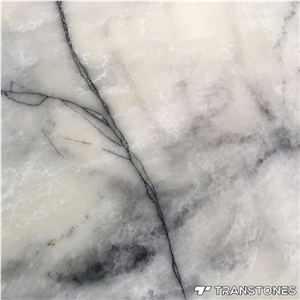 Artificial Stone Wall Panel Grey Artificial Onyx Slabs