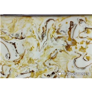 Glossy Stone Slabs Faux Artificial Onyx Panel