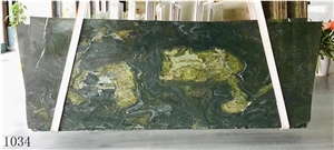 Olive Green Marble Slab Tile In China Stone Market