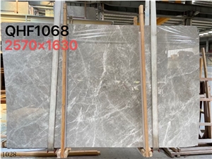 Turkey Yundo Grey Marble Slab Wall Floor Tiles