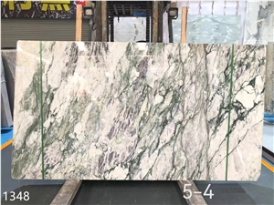Violet White Marble Green Slab Tile In China Stone Market