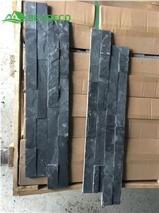 Black Exterior Stone Veneer Jiangxi Black Slate Wall Panels