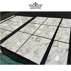 Natural Italian Calacatta Gold Vein Marble Floor Wall Tile