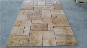 The High Grade Hebei Beige Travertine Slab Tiles