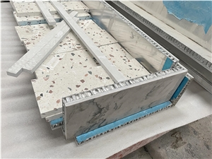 Aluminum Honeycomb Marble Laminated Panels Lightweight Panel