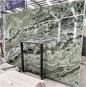 Honeycomb Marble Panel  Verde Kamaleo Marble Composite Tile