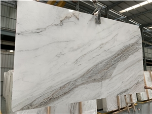 China Glorious White Marble Large Slabs