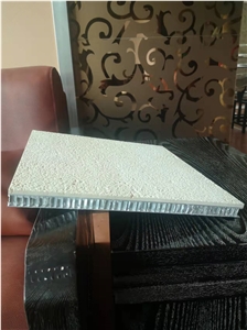 Beige Limestone Laminated Aluminum Honeycomb Stone Panel