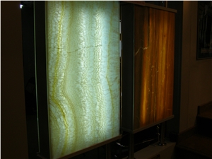 Rosin Jade Backed Glass Translucent Stone Panel