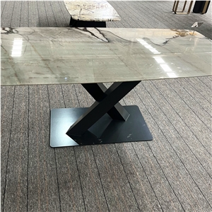 Factory Sell Luxury Stone Dining Table Furniture For Home