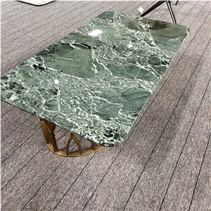 Luxury Green Marble Coffee Table For Living Room Furnitures