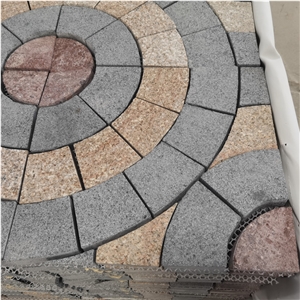 Natural Granite Driveway Paving Stone For Outdoor Garden