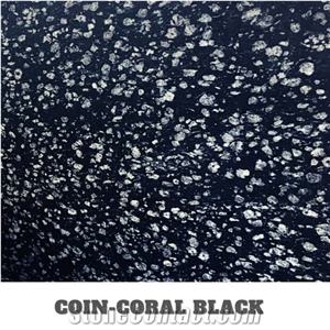Coin Black / Coral Black Granite