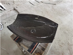 Special Design Stone Vessel Sink Bluestone Art Wash Basin