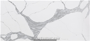 Popular Callacatta Artificial Stone Quartz Slabs BS-AP-8830
