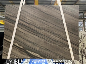 High Quality Polished Canada Wood Marble Slab Tile Brown