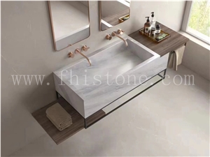 Sintered Stone Bathroom Vanity Tops With Mirror Cabinet