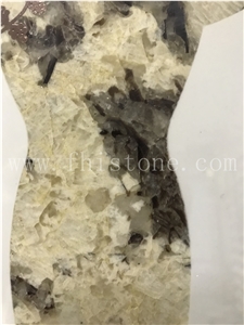 Pandora Granite Carved Waterjet Stone Painting Cheongsam