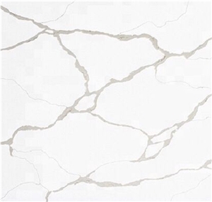 Artificial Carrara White Engineered Stone Big Slabs