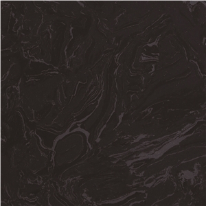 Black Color Artificial Marble Big Slabs