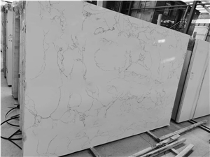 Pure White Cheapest Price Artificial Marble Big Slabs