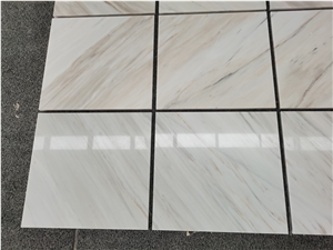 China Marble White Sands Marble Polished Slabs Floor Tiles