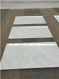 Italian Statuario White Marble Snowflake White Tiles Slabs