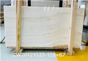 White Wood Grain Onyx