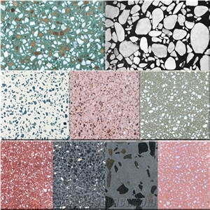 Artificial Stone Slabs Terrazzo Popular For Project