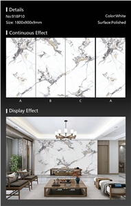 TOP Quality Chine White Porcelain Slabs For House Interior