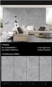Top Quality Chinese Light Grey Sintered Stone Slab For Wall