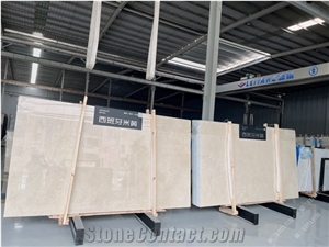 Spain Crema Marfil Marble Tiles &Slabs Cut In China