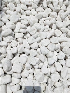 Wholesale Garden Natural White Pebble Stone Polish