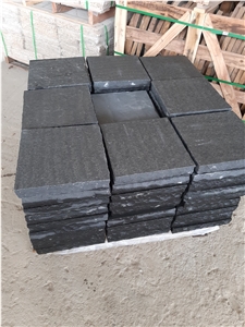 BLACK BASALT PAVING 30X30x5cm Cobble Stone