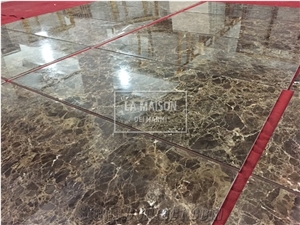 Dark Emperdor Marble Laminated Composite Ceramic  Floor/Wall