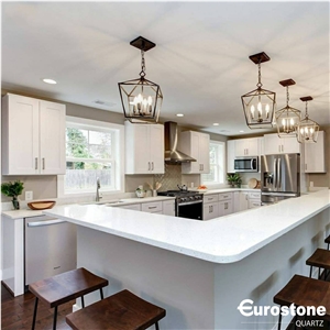 Eurostone Calacatta Quartz Kitchen Countertop