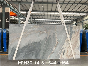 Blue/Brown Marble Palissandro Blue For Hotel Flooring HRH-30