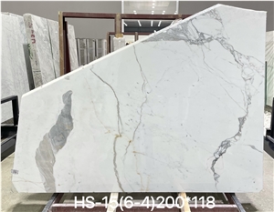 Calacatta  Marble Slabs & Tiles, Italy White Marble HS-15