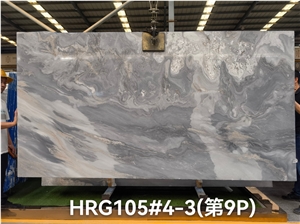 Luxury Natural Marble Slab Italy Palissandro Blue