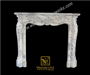 Oriental Arabescato Marble Fireplaces