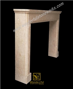Sinai Pearl Beige Limestone Fireplaces