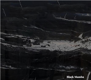 Black Mamba Marble Slabs, Tiles