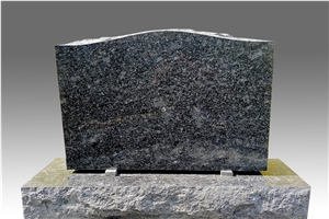 Steel Grey Headstone- Dark Grey Granite Headstones