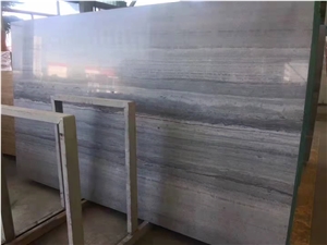Blue Wood Grain Marble Slab And Tiles For Sale
